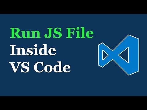 How to Run JS File Inside VS Code