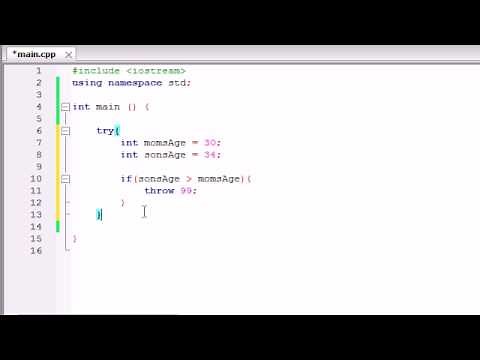 Buckys C++ Programming Tutorials - 62 - Exceptions