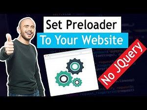 Add Preloader HTML CSS & Javascript