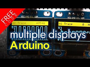 Using Multiple Displays with Arduino FREE CODE