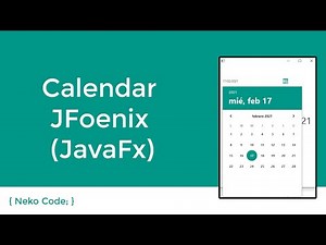 Calendar JFoenix (JavaFx)