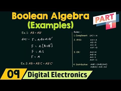 Boolean Algebra Examples (Part 1)
