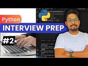 Python Interview Prep | Alternate Ways to Reverse a String using Python
