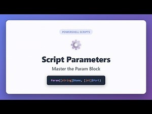 PowerShell Script Parameters: Master the Param Block for Beginners