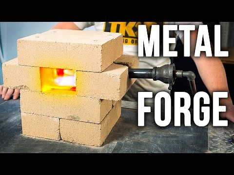 How to Make a Mini Metal Forge (NO WELDING)