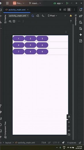 Table Layout in Android Studio | Build Calculator Grid Fast