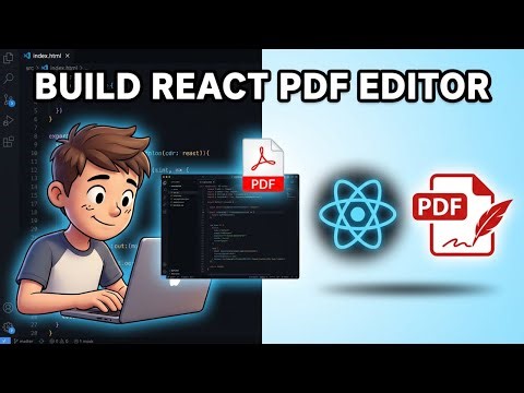 Build a React.js PDF Viewer & Editor in Browser Using PDF-LIB & react-pdf Library in JSX