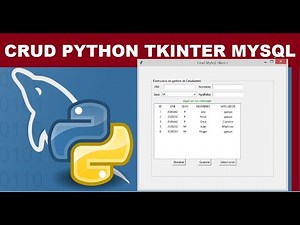 CRUD PYTHON + TKINTER +MYSQL paso a paso