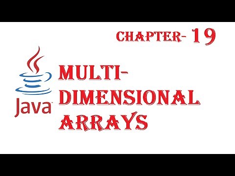 Multi-dimensional arrays in java - Java Tutorial - - w3Schools - Ch#19 English