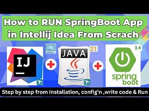 How to Create and Configure Spring Boot Project from scrach in IntelliJ IDEA with Java JDK