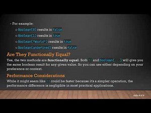 Understanding the !! Operator and the Boolean Constructor in JavaScript