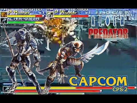 Alien Vs Predator Arcade hardest Predator Warrior and Hunter no death Playthrough