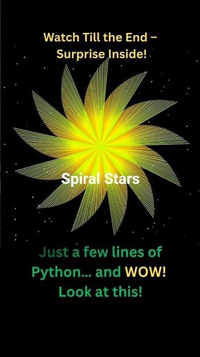 Python programming language | Creative Coding for Beginners #shorts