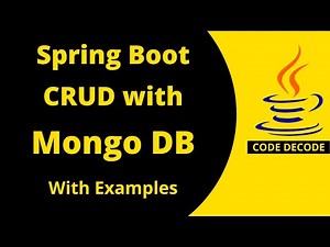 Spring boot Mongo DB CRUD Rest API tutorial | Code Decode | Mongo DB Example | Code Decode
