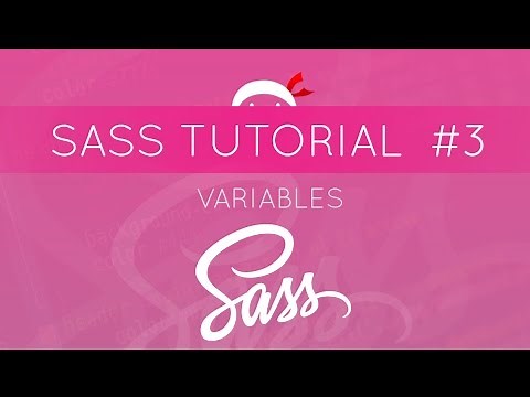 SASS Tutorial #3 - SASS Variables