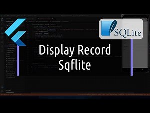 Display Data From SQLite Database - Flutter