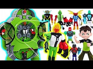 Mixed and transform! Ben 10 Alien Creation Chamber! Defeat the villains, dinosaurs! - DuDuPopTOY