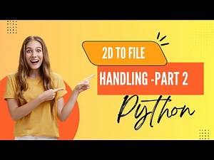 Python Tutorial: Write 2D List to Text File Using | Beginner Friendly