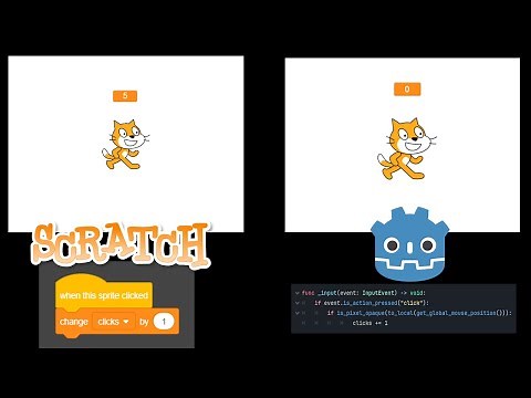 Converting simple Scratch project into a Godot project