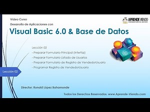 VB6 con Sql Server - Leccion 02 - Registrar Nuevos Usuarios- BD SQL SERVER - HD