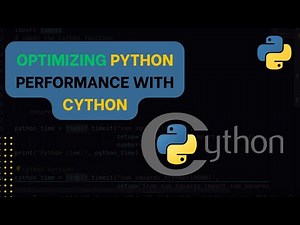 Optimizing Python Performance with Cython