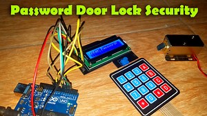 Password Door Lock Security System using Arduino and Keypad