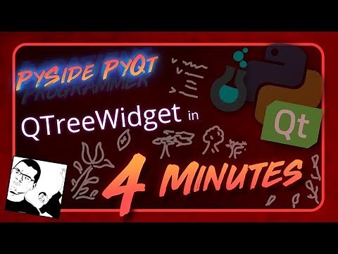 PySide + PyQt | QTreeWidget in 4 Minutes