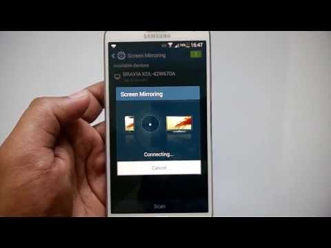 Screen Mirroring on Samsung Galaxy Note 3