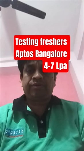 QA Automation Engineer Job 2026 🔥 Aptos Hiring Freshers | Bangalore IT Job