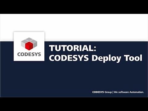 Tutorial: CODESYS Deploy Tool - English