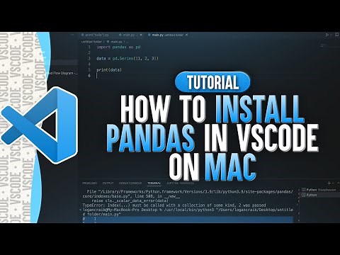 How To Install Pandas in Visual Studio Code (Mac)