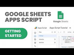 Google Apps Script for Sheets: Automate with Custom Scripts (basics)
