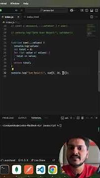 Rest Operator in JavaScript 🔥 ES6 Explained with Real Examples #javascript #coding #programming
