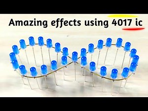 [NEW] Amazing Effect Running LED Chaser LED Chaser Using 555 and 4017 ic