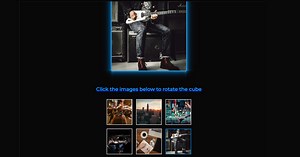 How to Create 3D Image Gallery using HTML, CSS & JavaScript