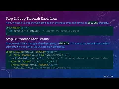 Transforming nested array objects to simple objects in JavaScript