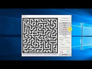 Real-Time Maze Solving and Pathfinding using DFS, BFS, A*, Greedy and Dijkstra's Algos in Python