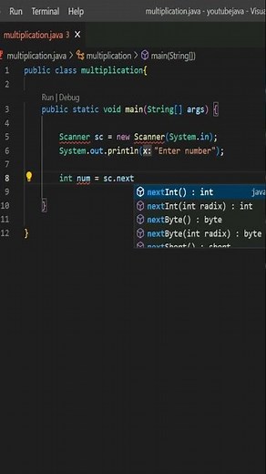 Print Multiplication Table in Java | Java Programming | ‪@snehacodes7132‬