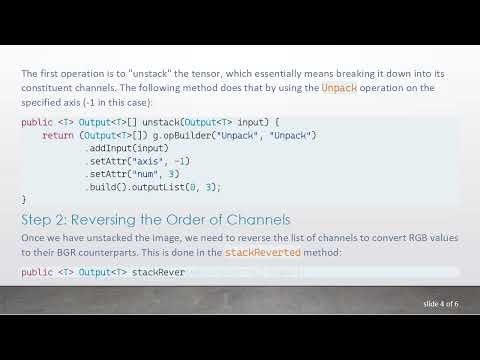Perform RGB to BGR Conversion in TensorFlow with Java