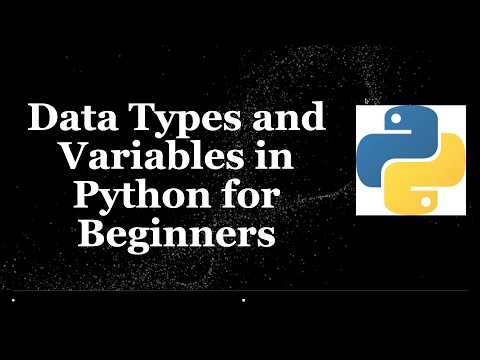 Data Types and Variables in Python in 5 minutes