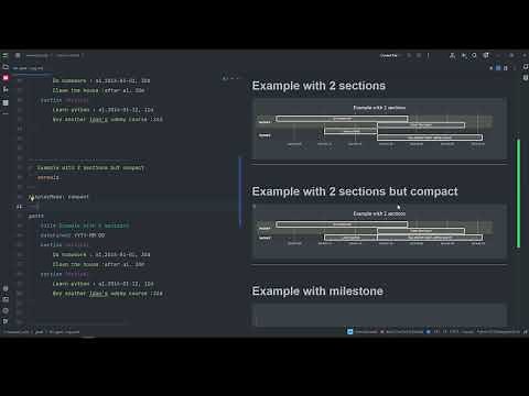 How to create Gantt Diagrams using Mermaid-js