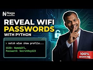 Get Saved WiFi Passwords with Python (5 Lines of Code!)