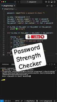 Password Strength Checker - Python for Beginners