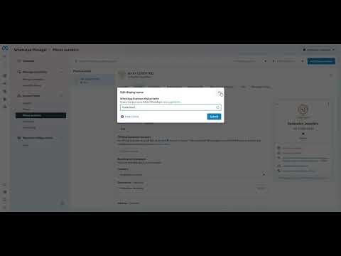 How to Apply for WhatsApp Display Name in WA Manager