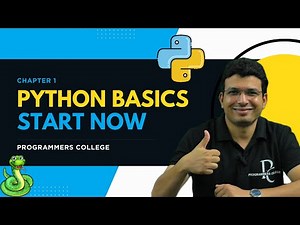 Python for Beginners 🐍 | First Step to Mastering Programming!