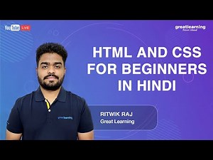 HTML and CSS for beginners in Hindi | HTML & CSS Tutorials | Great Learning