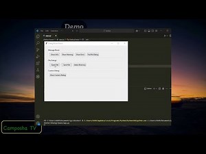 TKinter 06: Dialog Boxes - Message, File and Custom Dialogs