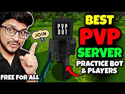 Best Minecraft PvP Server with Practice Bot & Players | Best PvP Bots to Improve PvP