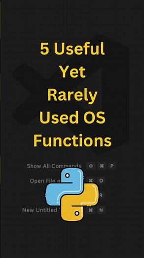 Use these OS functions in Python... #2minutespy #coding #python #osmodule