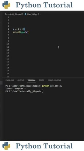 Complex Numbers In Python | Python Tutorial